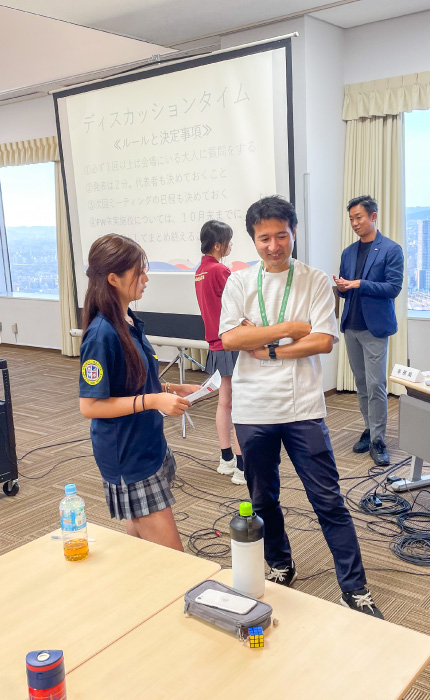 話し合いの様子